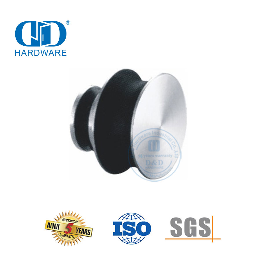 Vlekvrye staal skuifrolmeubels Toebehore Skuifdeurbuisglaspasstuk vir badkamerdeur-DDGS107