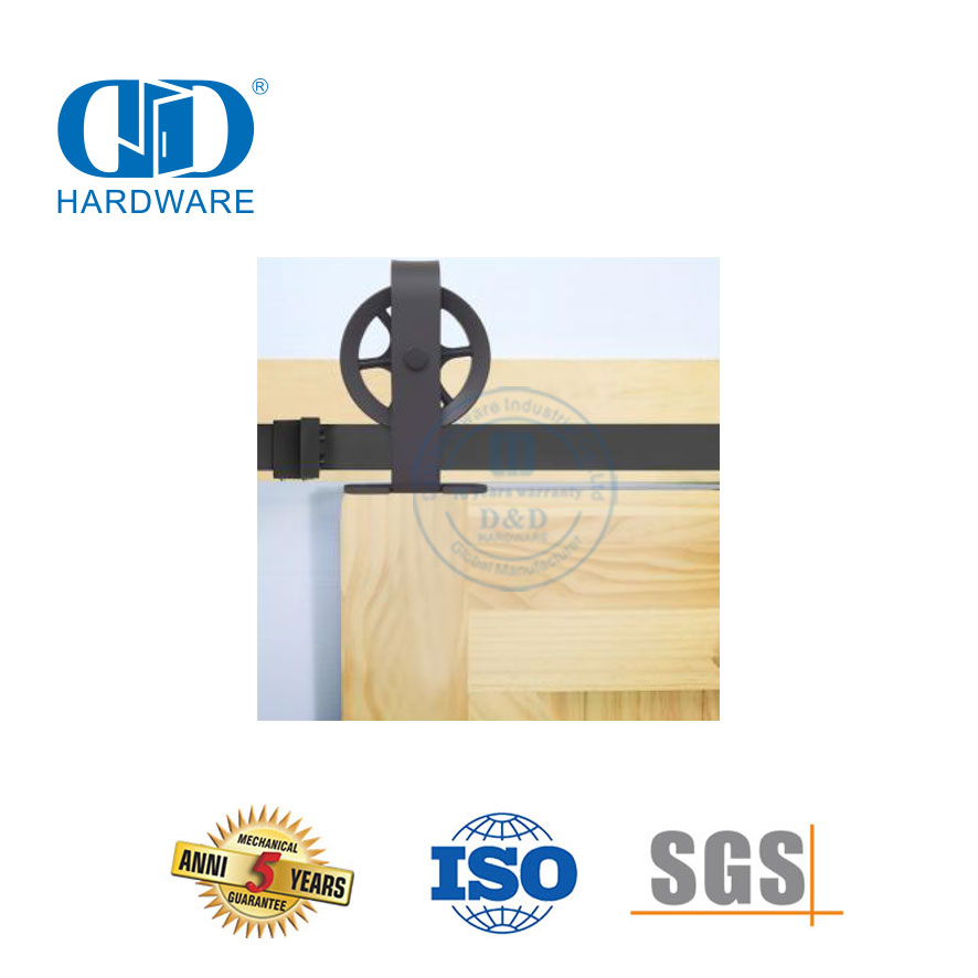 Vlekvrye staal Swaardiens Skuurdeur Hardeware Deur Hardeware Toebehore Staal Garage Hardeware-DDBD012