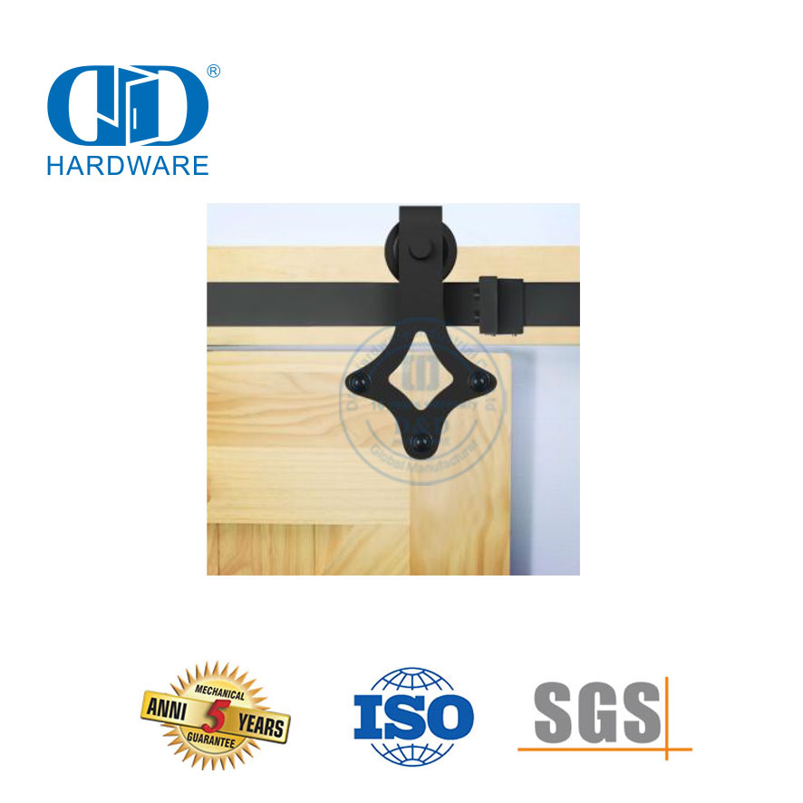 Vlekvrye staal Skuifdeur Hardeware Deur Hardeware Track Set Staal Garage Hardeware-DDBD003