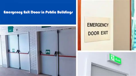Deur hardeware seleksie vir nooduitgangsdeure in openbare geboue