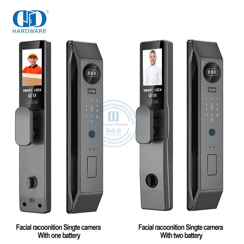 Veiligheidsdeur Cat Eye Tuiskamera Herkenning Digitale Smart Intelligente Slot Met Vingerafdruk -DDEL006