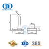Sinklegering deurstopper vir houtdeur-DDDS021