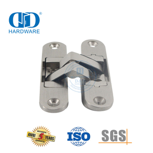Maklike installasie Sinklegering/vlekvrye staal 3D versteekte versteekte verstelling Kommersiële binnekant binnedeur skarnier-DDCH007-B