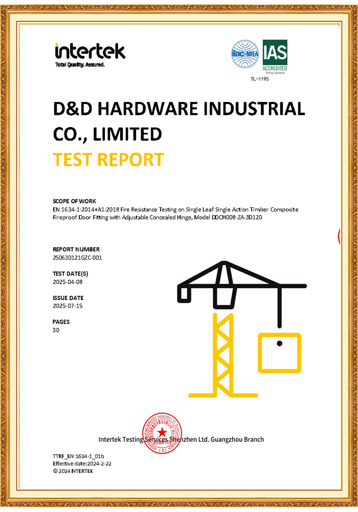 EN1935 vervaardiger 3D versteekte deurskarnier vir swaardiensdeur-DDCH008-G120