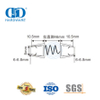 Rubber glasdeur bykomstigheid Raamlose glas stortdeur Waterdigte Magnetiese Plastiek PVC Seël Strip-DDWS010