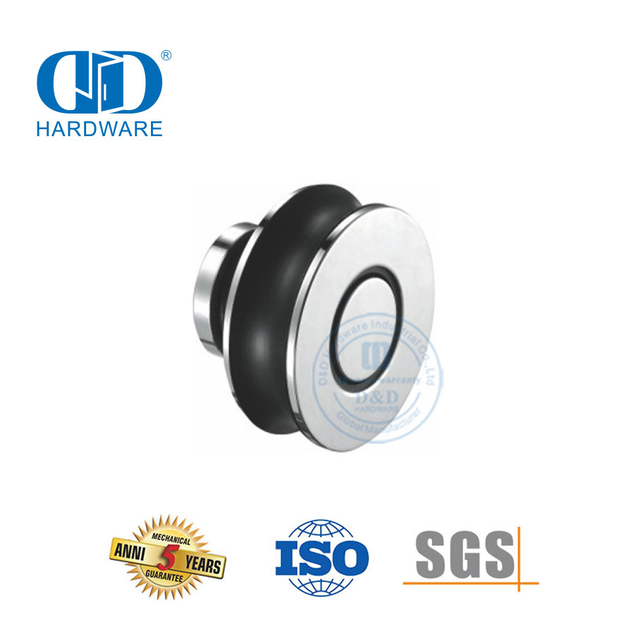 Vlekvrye staal skuifdeur hardeware gebou hardeware deur hardeware glas passtuk vir badkamer deur-DDGS108