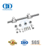Industriële vlekvrye staal Heavy Duty Glas Deur Kits Skuif Schuur Deur Hardeware Stel-DDBD046