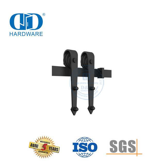 Vlekvrye staal Deur Hardeware Toebehore Bypass Skuur Deur Hardeware Skuur Hout Deur Hardeware-DDBD006