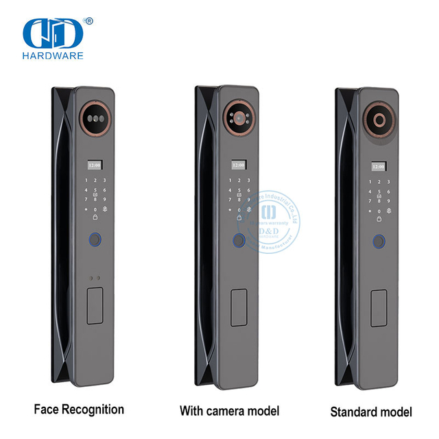 Slimmer nuwe 3d-gesigherkenning digitale toepassing op afstand vingerafdruk ontsluit slim slot met kamera -DDEL003