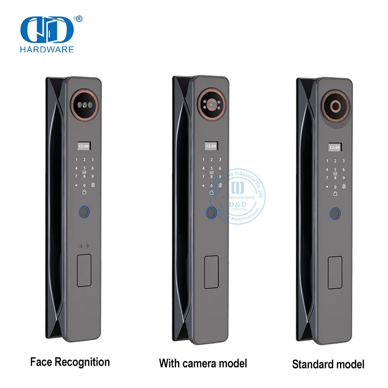 Slimmer nuwe 3d-gesigherkenning digitale toepassing op afstand vingerafdruk ontsluit slim slot met kamera -DDEL003