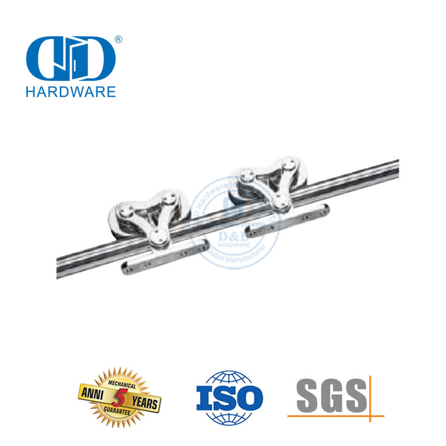 Vlekvrye Staal Skuifdeur Hardeware Staal Garage Hardeware Deur Hardeware Track Set-DDBD051