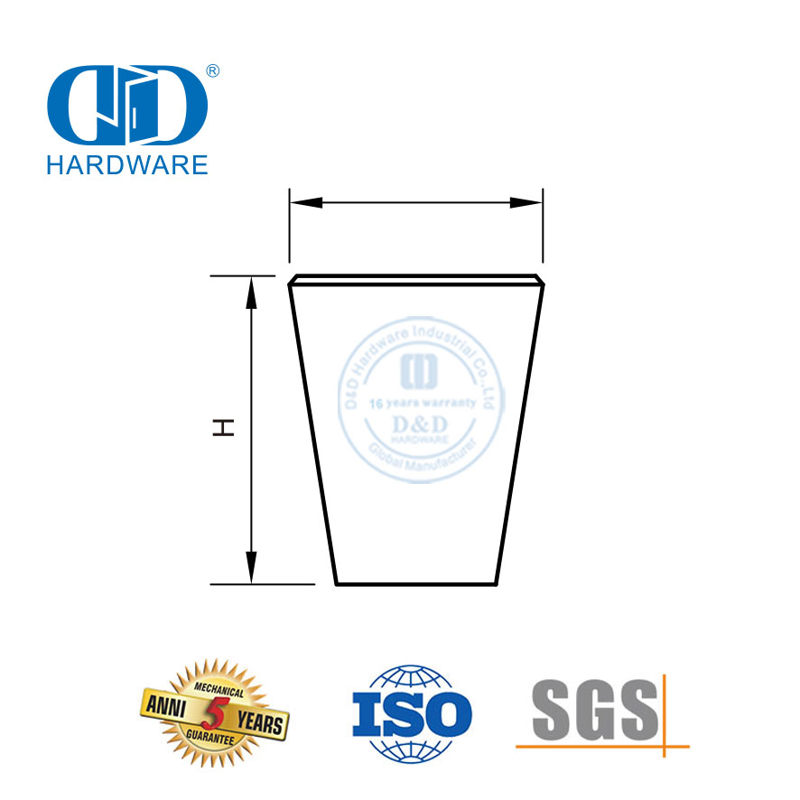 Groothandel Meubels Handvatsels Koper Vlekvrye Staal Laadjies Trek En Knoppe vir Kombuis Kabinet-DDFH061