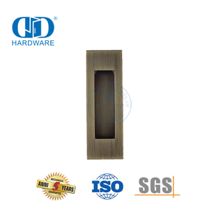 Meubelhardeware Vlekvrye staal 102 mm Vierkante spoel versteekte deurtrekhandvatsel-DDFH009-B