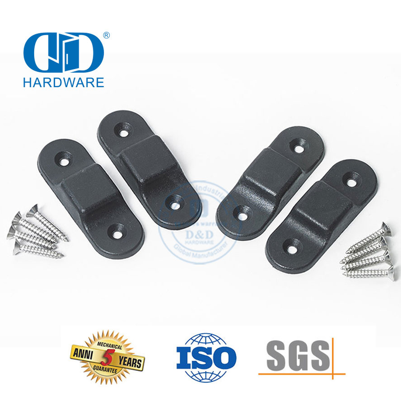 Rubber magnetiese deurstopper-vangstel vir tweevoudige deur met dubbel-DDDS056
