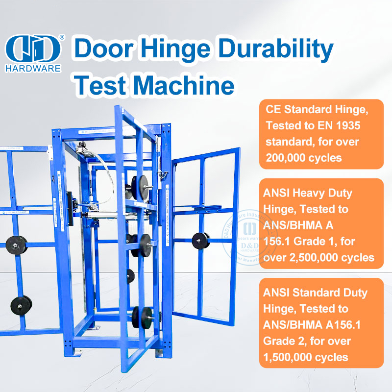 ANSI Graad 1 BHMA Heavy Duty Sekuriteitskarniere vir Staatskantoordeure-DDSS001-ANSI-1-5x5x4.8mm