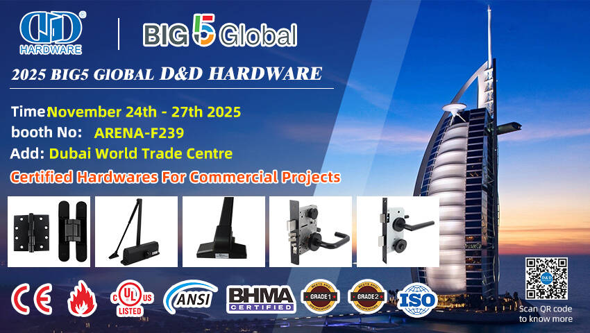 ISO 9001 Gesertifiseerde Uitnemendheid: Sien D&D HARDWARE by Big 5 Global, Stand F239