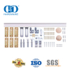 Vlekvrye staal argitektoniese hardeware Schuur trek skuif hardeware Moderne deurhandvatsels Set-DDBD120
