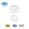 Vlekvrye staal Gordyn Muur Punt Bevestiging Spin Connector Pas Roller Meubels Hardeware Glas Fitting-DDGP022
