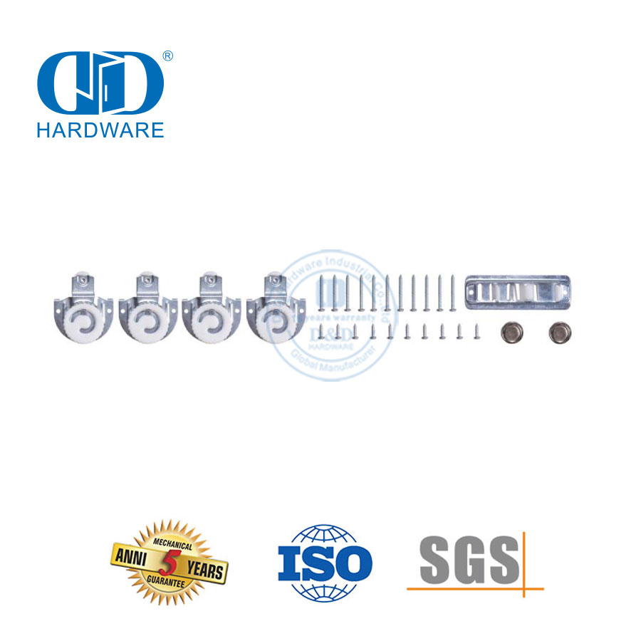 Vlekvrye staal vervaardiger Groothandel skuifomleiding Klassieke dubbeldeur hardeware gebou hardeware-DDBD066