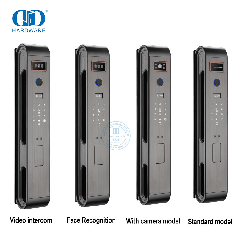 Gevorderde elektroniese sekuriteit slimkamera vingerafdruk digitale gesig intelligente deurslot -DDEL002