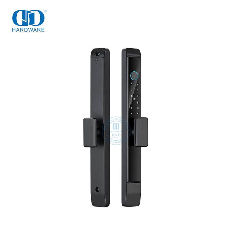 Raakskerm sleutelbord digitale slim vingerafdruk sleutellose toegangsdeurslot met omkeerbare handvatsel -DDDL010