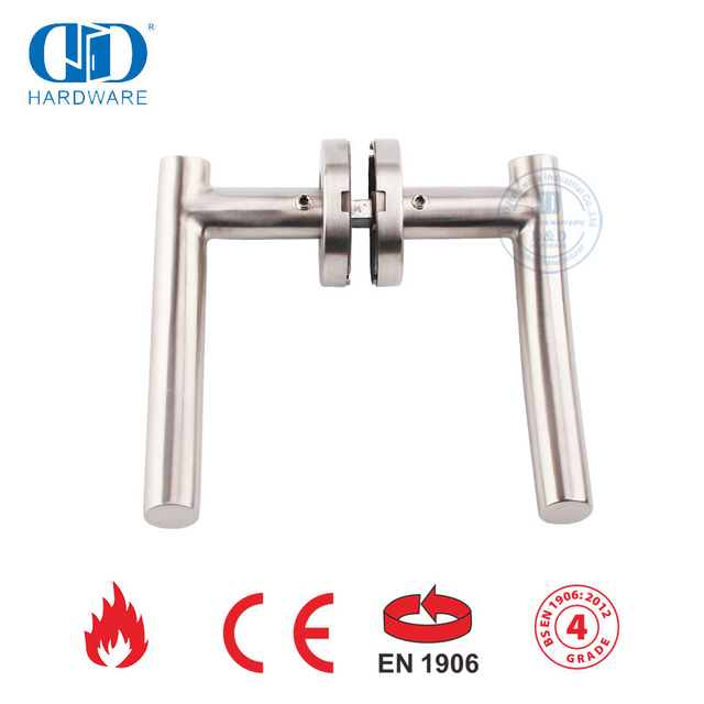 SUS 304 ronde roset-buishefboomhandvatsels met EN 1906-sertifisering-DDTH005-SSS