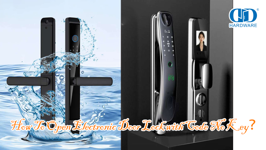 Hoe om elektroniese deurslot met kode oop te maak, geen sleutel nie？
