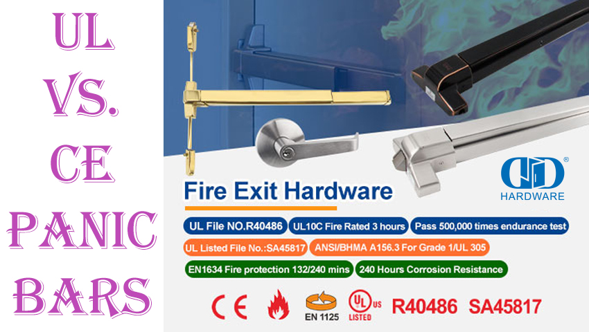 UL vs. CE Panic Bars: Watter standaard voldoen aan jou gebou se veiligheidsbehoeftes?