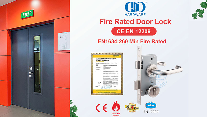 D&D CE-gesertifiseerde deurslot