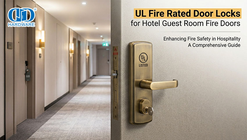 UL-brandgegradeerde deurslotte vir hotelgastekamerbranddeure